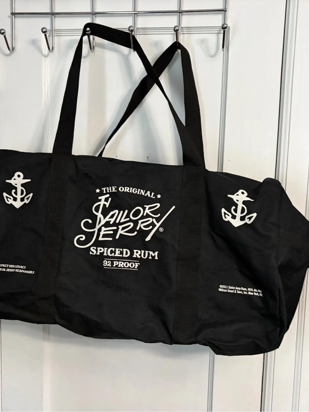 Black Spiced Rum Logo Duffle Bag